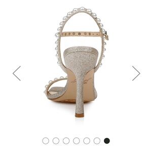 Damaris Pearl Embellished Stiletto Sandal